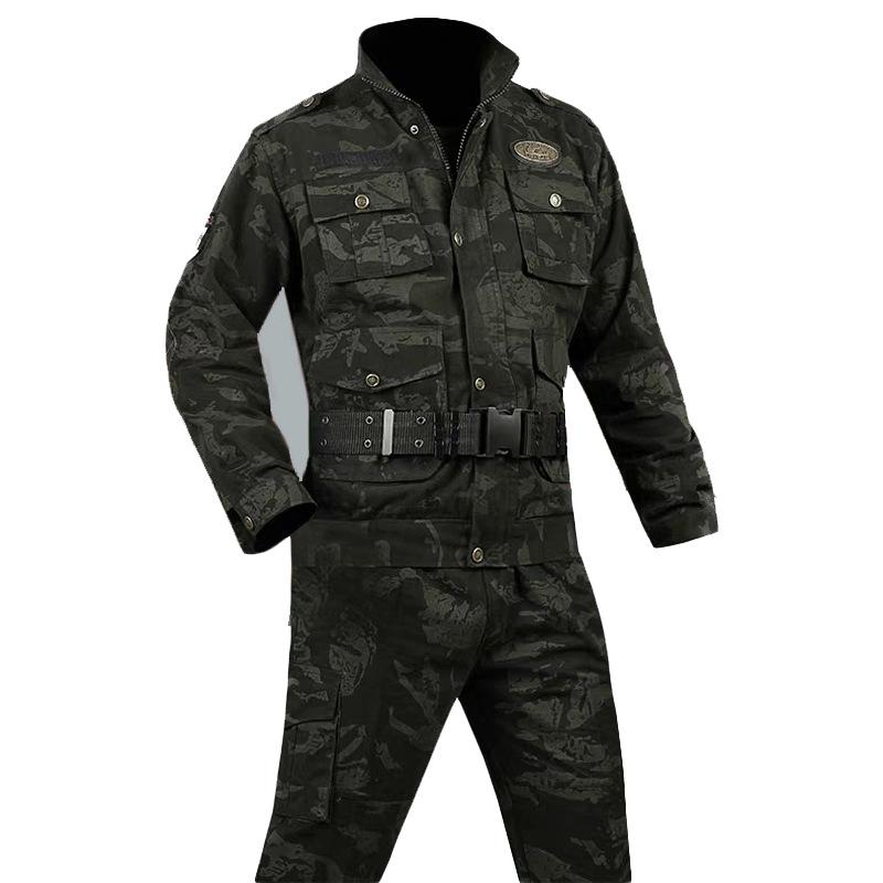 偽装服 メンズ レディース 綿 朦々たる やり方服 山登り 耐摩耗 年月 黒 化けの皮 アウトドア2