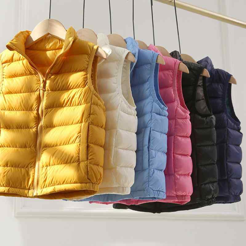 子供服 ダウンベスト キッズ ベビー 男の子 女の子 ライトダウン 中綿 ベスト 薄手 防寒 撥水 軽量 あったか 秋冬 春