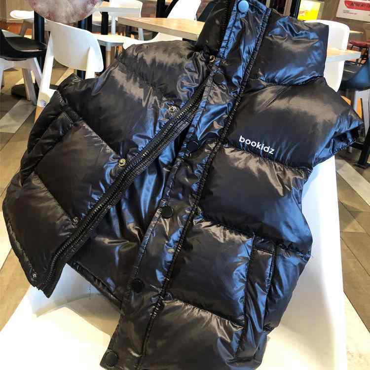 子供用 ダウンベスト キッズ ベビー 秋冬 防寒 男の子 女の子 アウター ベスト チョッキ 8歳以上 140cm以上 中綿入り あったか ショート丈 ポリエステル ブラック