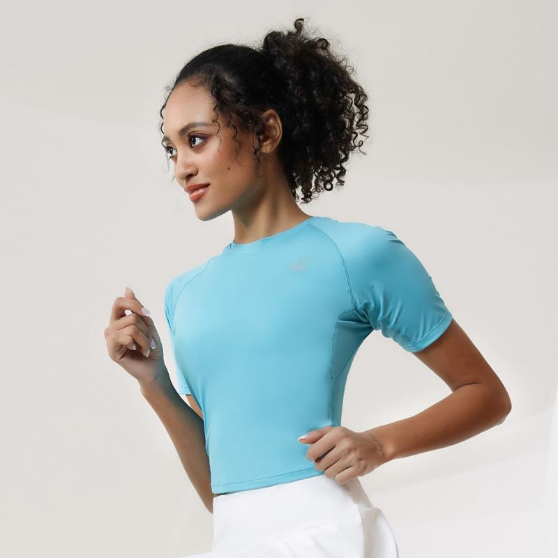Tシャツ レディース スポーツウェア 春夏 速乾 高弾性 半袖 トレーニングウェア アウトドア ランニング フィットネス 接触冷感 吸湿速乾 ヨガ 運動着 部屋着 ピンク系 パープル系 グリーン系