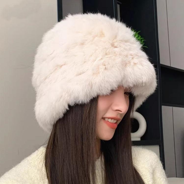 帽子 レディース 秋冬 漁夫帽 ニット帽 暖かい 防寒 兔毛 ウール 大つば ハット ミセス シニア ベージュ 黒 ブラウン グレー ホワイト 通勤 旅行 お洒落 かわいい