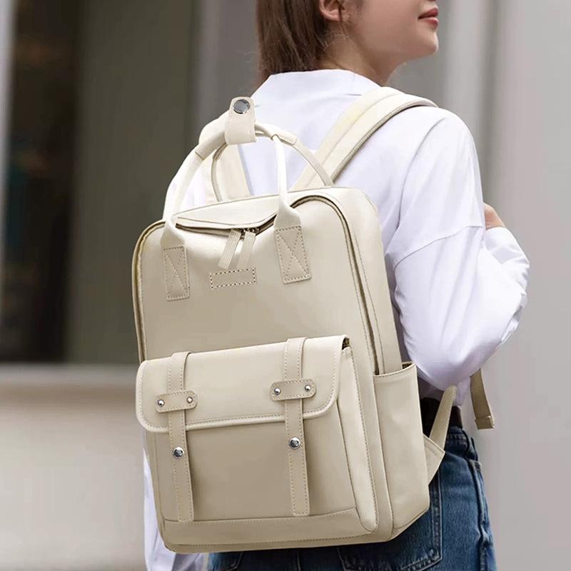 リュック レディース 高見え ノートパソコン バッグ 軽量 通勤 撥水 ビジネス リュックサック 36～55L オックスフォード布 16インチ A4 無地 アーチ型肩パッド ブラック グレー ベージュ ピンク グリーン