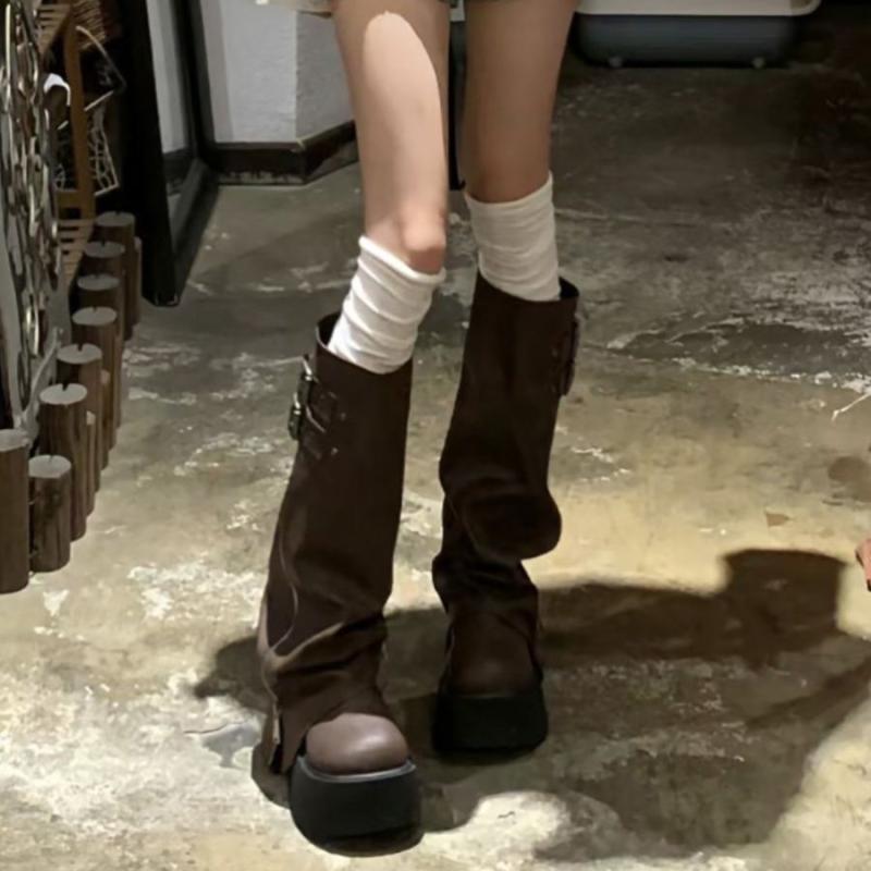 ブーツ レディース ニーハイブーツ 高筒ブーツ 秋冬 美脚 脚長効果 スタイルアップ かわいい おしゃれ カジュアル 普段使い デート お出かけ ブラック ブラウン系