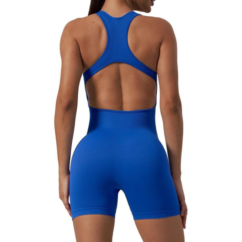 ヨガウェア レディース オールインワン ショートパンツ スポーツウェア トレーニングウェア 吸湿速乾 美背 ヒップアップ ブラック アイボリー ホワイト ピンク パープル グレー ブラウン ブルー S M L2
