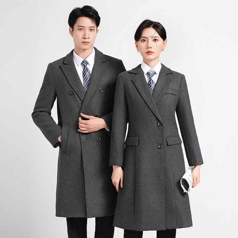 厚地の外套 レディース 秋物 事務服 受け付け ユニフォーム 制服 薄墨色 御役目着 大 работ服 男女兼用 работ お召しもの フォーマル 大 работ 厚地の外套 上衣 ズボン下 セットアップ ポリエステル