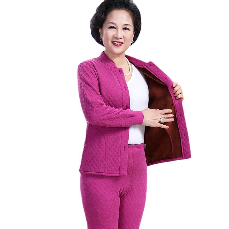 肌付き レディース メンズ あったか肌付き 成人男性用 お上さん用 裏起毛 綿 三層社会システム あったか 防寒 肌付き 長袖 トップス 長ズボン 上下仕掛ける 年がしら お部屋着 お部屋お召しもの 秋冬 薄墨色 米国海軍 赤いこと パープル
