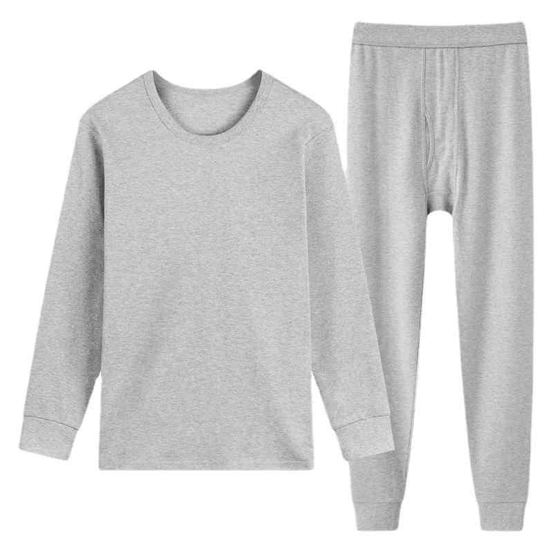 シャツ 男性用 紳士用 中高年者向け トップス ボトムス 綿100% コットン 厚手 長袖 長ズボン 上下セット 部屋着 普段使い あったか 保温性