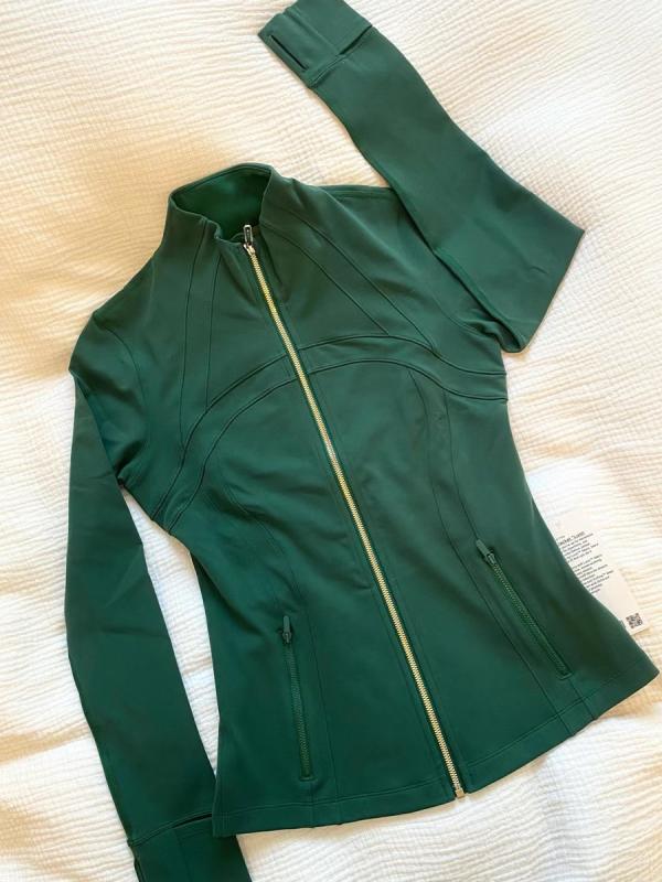 ヨガ レディース アウター ジャケット 長袖 スリムフィット 吸湿速乾 スポーツ ウェア 沼沢緑 黒 土黄金 大紅色 酒紅 暮色玫瑰 白蛋白 海軍藍 熱葡萄酒紅 孔雀蘭画像