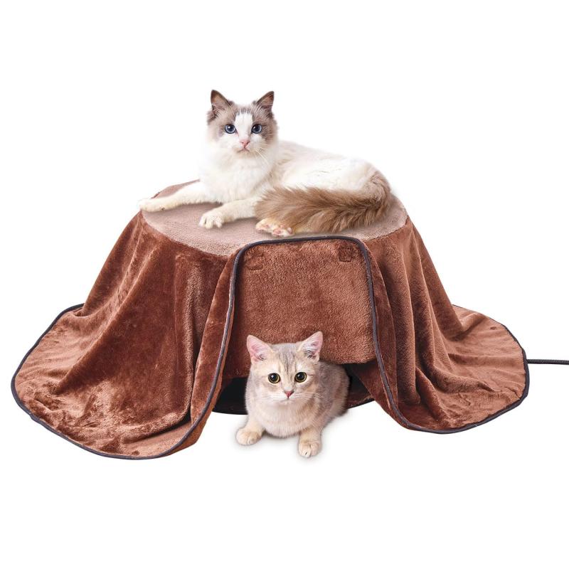 ペティオ (Petio) 猫用 カラダ全体をあたためる猫のための丸型電気こたつ