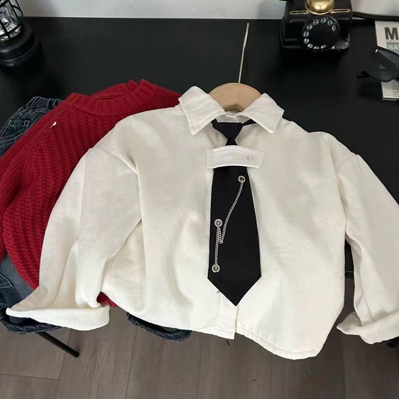 シャツ 子供服 裏起毛 ネルシャツ カジュアル トップス 長袖 秋冬 普段着 男の子 80 90 100 110 120 130 140