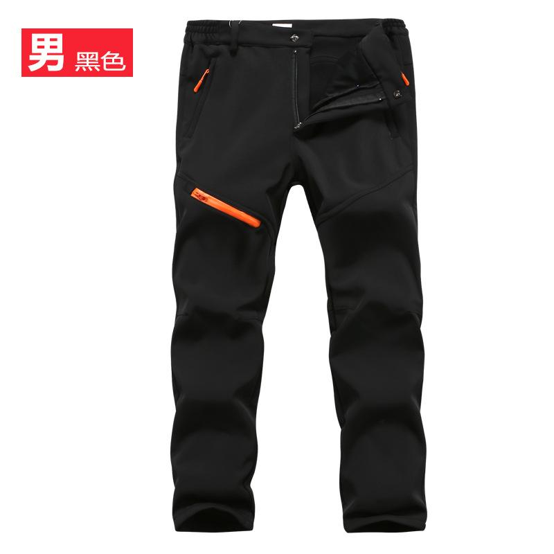 パンツ 男女兼用 秋冬 登山用ソフトシェルパンツ 防風 撥水 トレッキングパンツ 裏起毛 アウトドアパンツ 釣り フィッシング S M L XL XXL XXXL ブラック グレー グリーン