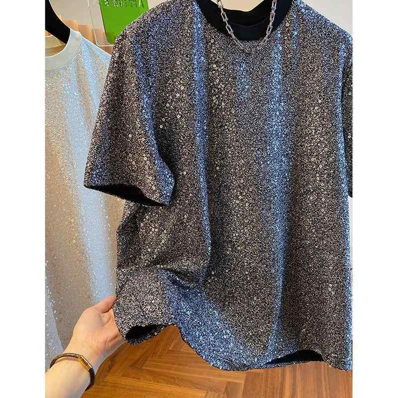 Tシャツ メンズ 男性用 半袖 トップス 夏 薄手 接触冷感 ポリエステル 修身 無地 スポーティー カジュアル ブラック アイボリー