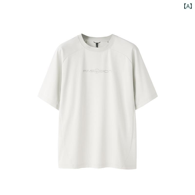 Tシャツ 男性用 コットン混紡 トップス 春夏 3Dプリント カジュアル スポーティー ストリート モード 普段使い2