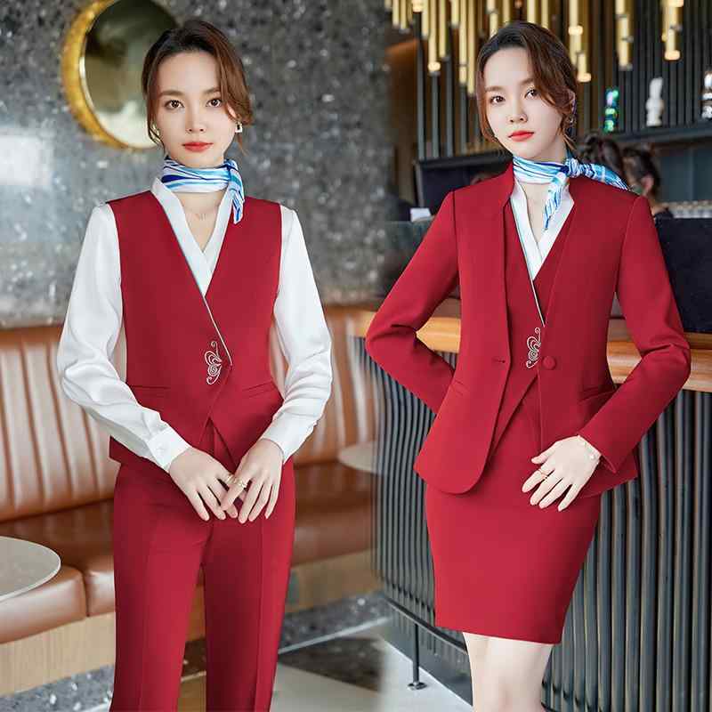 スーツ レディース 秋 スーツセット スカート パンツ フォーマル 事務服 オフィス ビジネス 上品 きれいめ おしゃれ 赤 黒 青 ポリエステル2