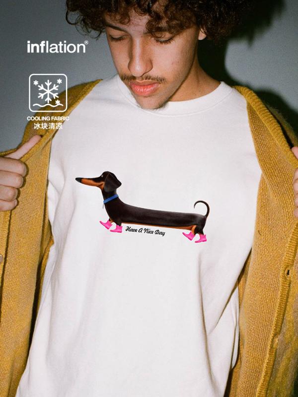 Tシャツ メンズ 男性用 ストリート系 無地 プリント コットン混紡 ドロップショルダー 半袖Tシャツ トップス 春夏 アイスクリームホワイト ブラック