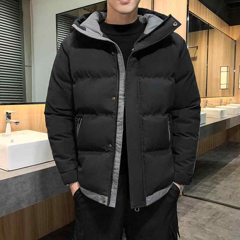 綿ジャケット メンズ 防寒 アウター フード付き ポリエステル 中綿 厚手 冬物 カジュアル アウトドア ブラック グリーン
