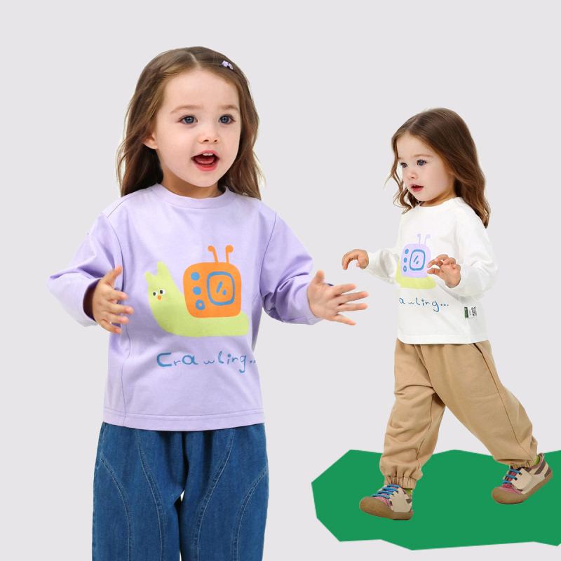 Tシャツ キッズ 女の子 子供服 長袖 春秋 かわいい 綿 通園 普段着