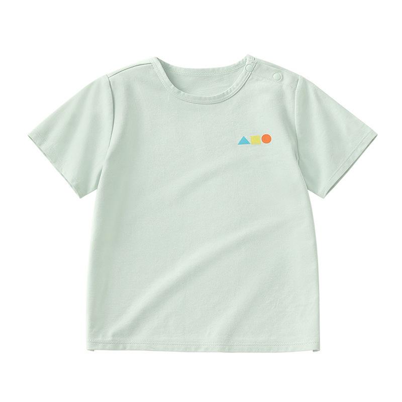 子供用Tシャツ キッズ 半袖Tシャツ ベビー 吸湿速乾 通気性 快適 ゆったり トップス 80 90 100 110 120 130 140 白 緑 ピンク系 青系 ポリエステル