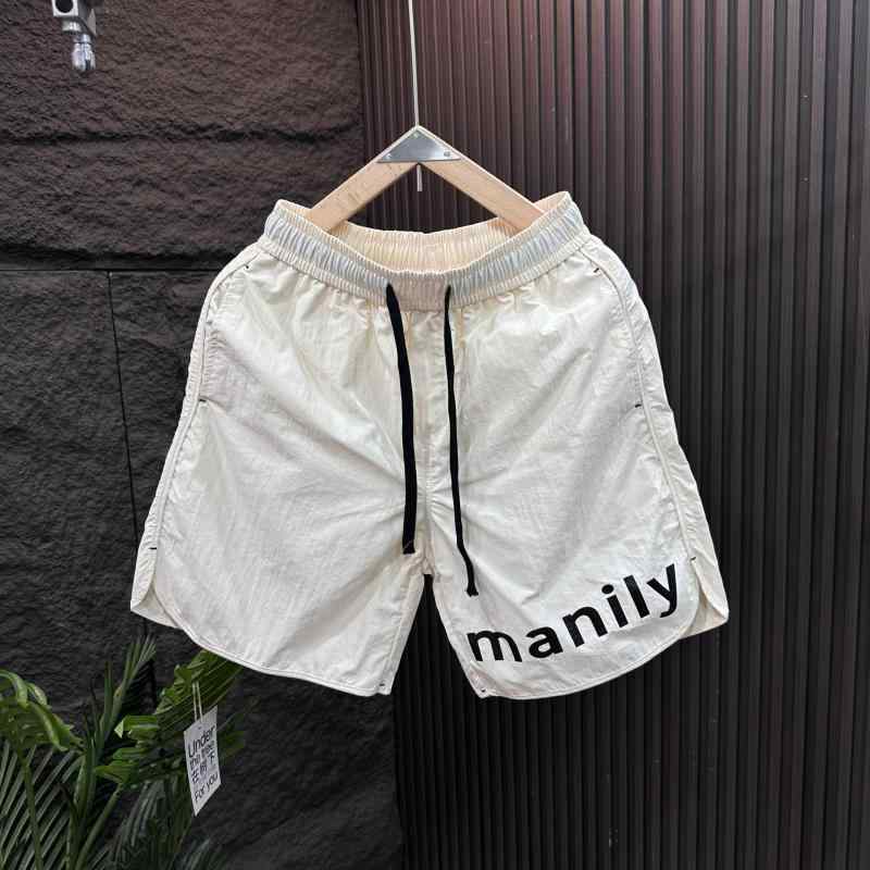 ハーフパンツ メンズ 男性用 ズボン ポリエステル 接触冷感 吸湿速乾 通気性 スポーツ アウトドア 普段使い ブラック ベージュ系