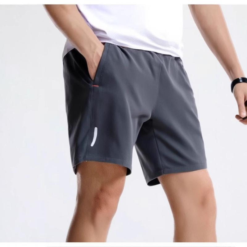 ハーフパンツ 男性用 薄手 速乾 接触冷感 ポリエステル スポーツ ウェア 大きいサイズ 黒 深青 グレー2 4,387円