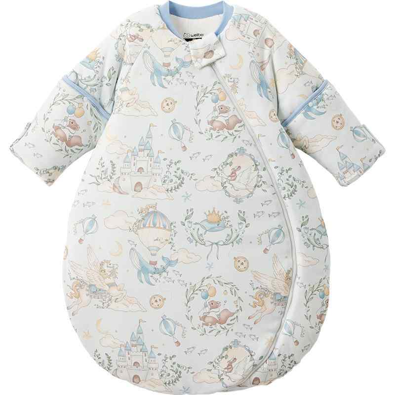 ベビー服 寝袋 秋冬 春秋 赤ちゃん スリーパー 綿 コットン あったか 防寒 0歳 1歳 2歳 3歳 新生児 幼児 子供 男の子 女の子 かわいい 通気性 吸湿性