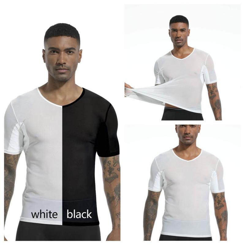 Tシャツ メンズ 男性用 半袖 吸汗 インナー モダール混紡 薄手 スポーツ ウェア トップス 白 黒 ベージュ 春夏 秋冬2