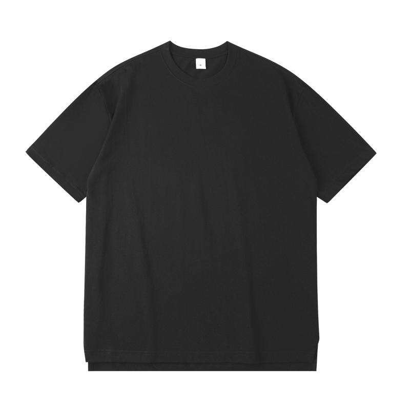 Tシャツ 男性用 新疆綿 半袖Tシャツ 無地 ラウンドネック ドロップショルダー コットン トップス 普段使い 部屋着