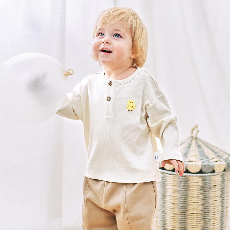 Tシャツ ベビー 北欧風 春秋 長袖 カットソー 乳幼児 男の子 女の子 73 80 90 100 110 120cm 綿
