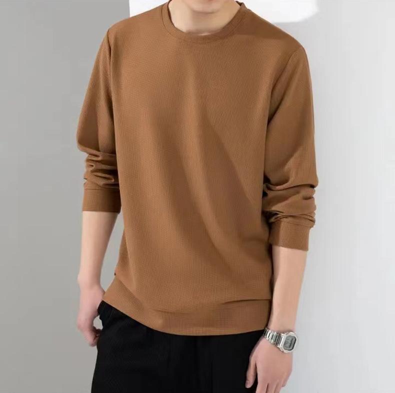 Tシャツ メンズ 男性用 長袖 無地 スリムフィット カットソー トップス プルオーバー カジュアル 春秋 ポリエステル 普段使い 部屋着2 4,255円