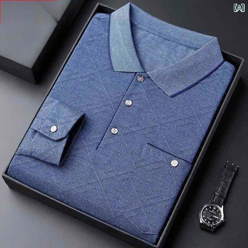 Tシャツ 男性用 シルクコットン混紡 長袖 カットソー 中高年向け 紳士服 トップス リラックス ウェア 普段使い 春夏 秋冬