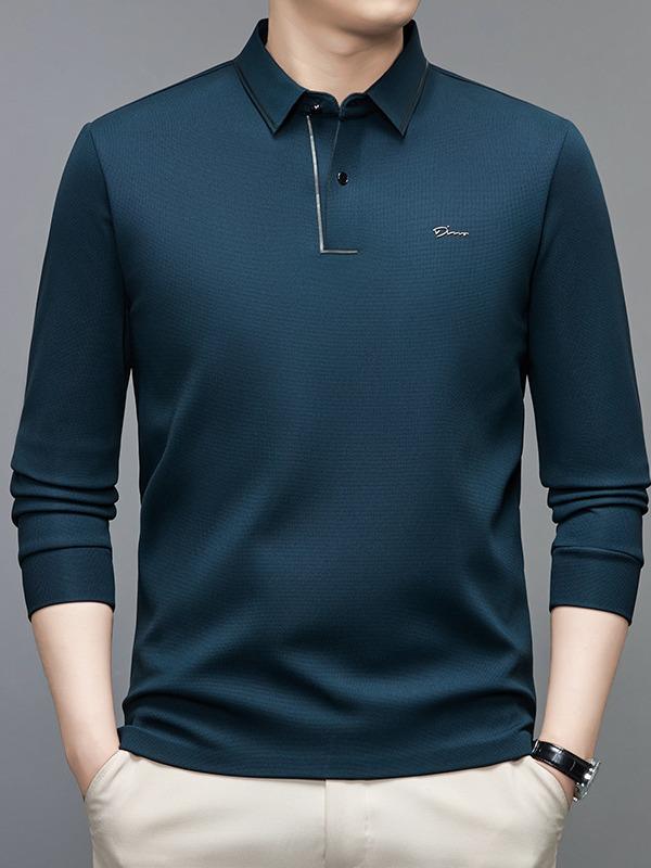 Tシャツ 男性用 裏起毛 襟付き カットソー 防寒 インナー トップス ファッション 普段使い カジュアル スタイル 伸縮性 ポリエステル 混紡 グレー グリーン ブラック