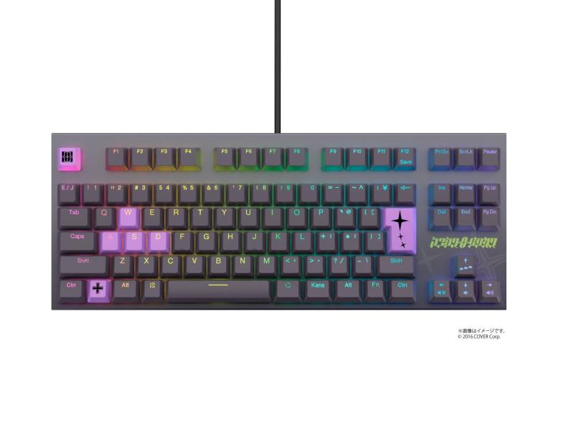 東プレ GX1 Keyboard 獅白ぼたん ラプラス・うす暗いネス 日本語割りつける 英語割りつける REALFORCE ゲーミングキーボード TKL