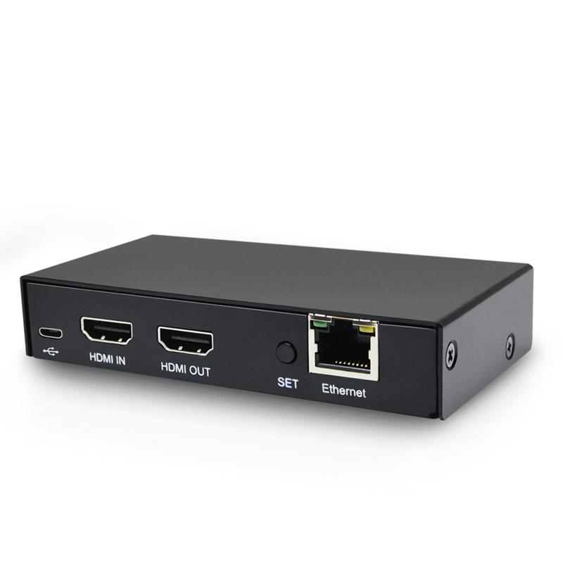 DDMALL H.265 H.264 ライブストリーミングエンコーダー、4K @60サイクル HDMI インプット、リアルタイム 4K ローカルループアウト、YouTube、Twitch用 HDMI ビデオエンコーダー、ひな形 HEV-10