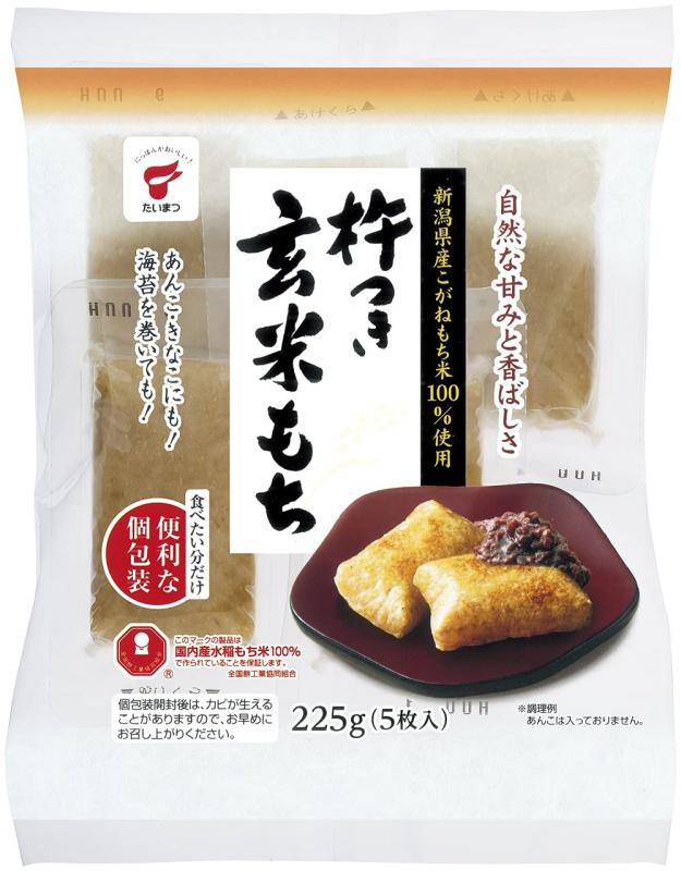 たいまつ食品 杵つき 玄米もち 225g×8個