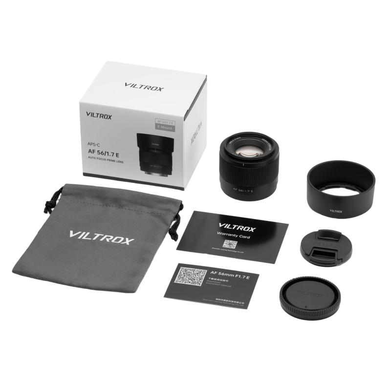 Viltrox AF 56mm F1.7 Air E/Z/XF, 56/1.7 sony αカメラ Eマウント nikon zレンズ Zマウント fujifilm 富士フィルム XF Xマウント｜ブリルビ
