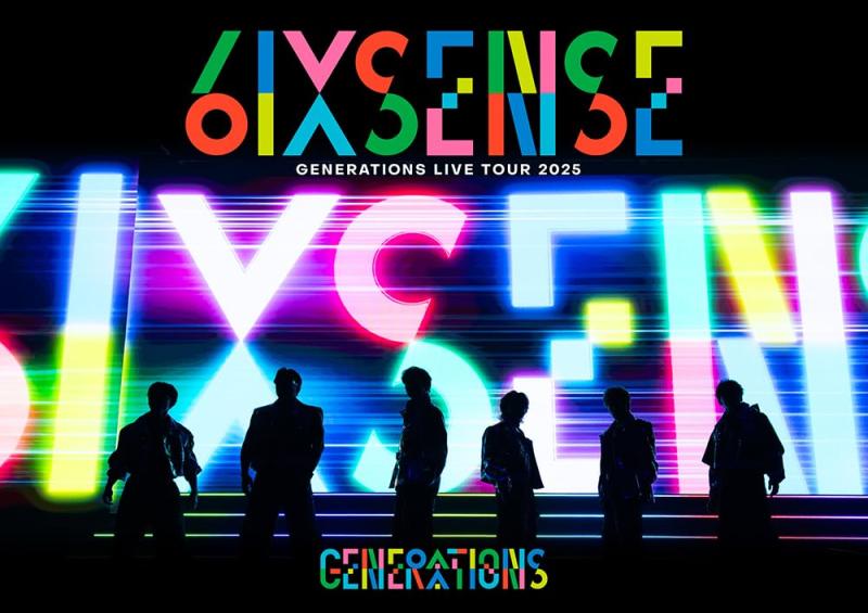 【中古】GENERATIONS LIVE TOUR 2025 "6IX SENSE" (DVD) (初回スリーブ仕様) - GENERATIONS from EXILE TRIBE [DVD]｜ブリルビ