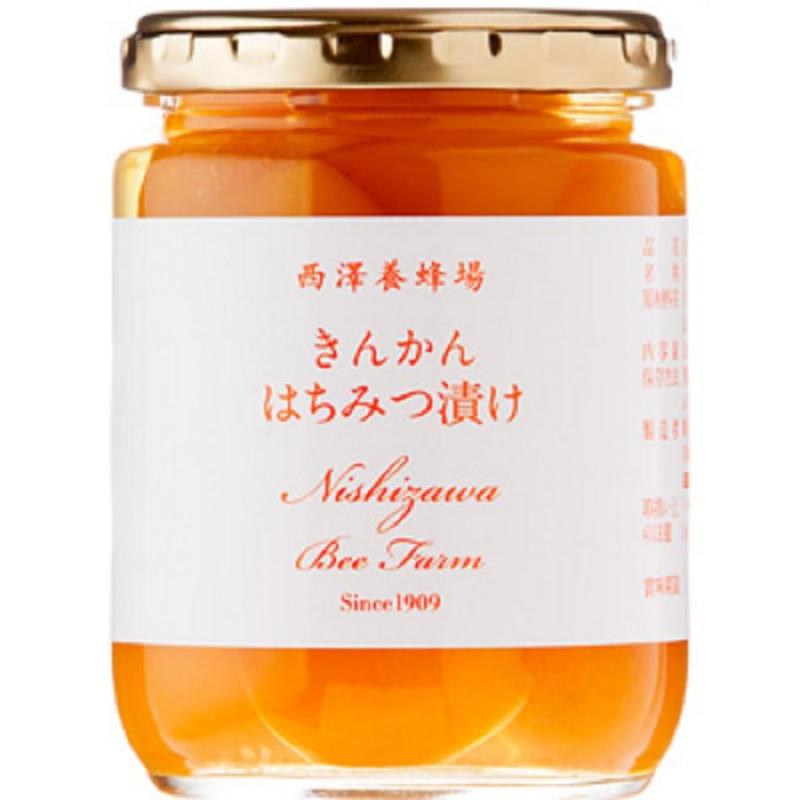 西澤養蜂場 きんかんはちみつ漬け 280g×4個 蜂みつ 金柑 舎利別 お茶請け