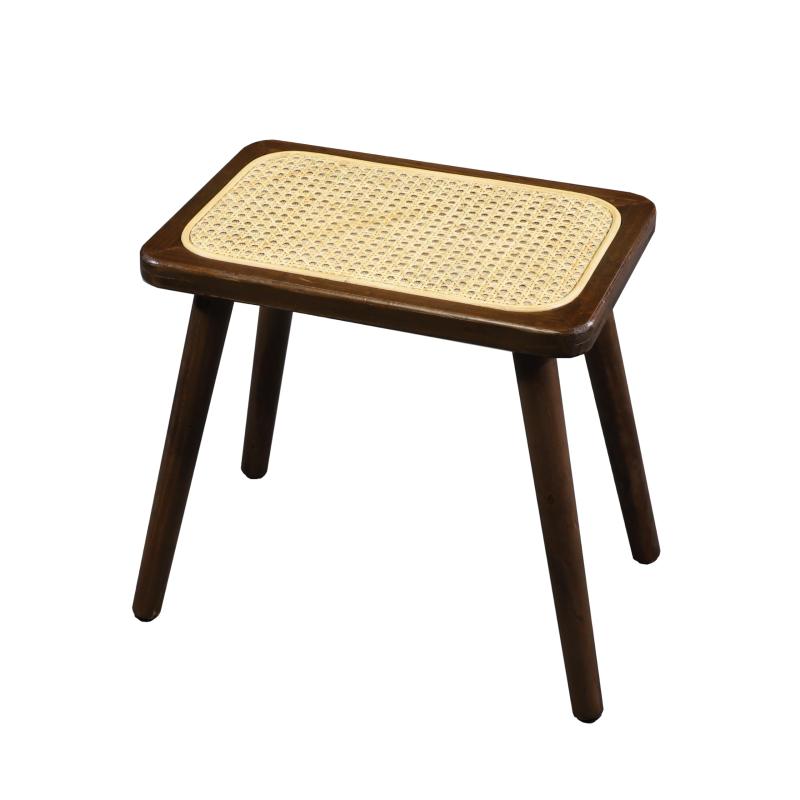 Handcrafted Wood Stool, Lightweight Stool