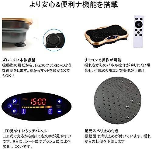 AORTDブルブル振動マシン 3D振動 5種類のプログラムモード 振動調節99段階 振動マシーン 健康 静音マシン ぶるぶるマシン 室内運動器具 有酸素運動 体幹強化 産後フィットネスマシン