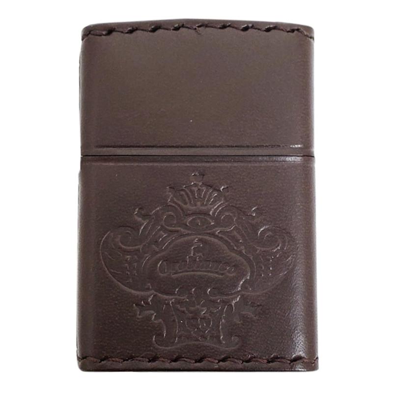 オロビアンコ ジッポー 本牛皮手縫いともし火 赤銅色 ORZ-001 OROBIANCO ZIPPO ともし火 フリント罷めさせる式 日本製 定まり品 差し上げ物 差し上げ物