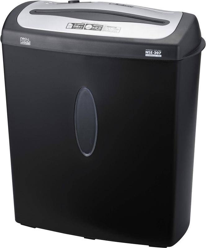 ナカバヤシ パーソナルシュレッダ クロスカット CD・カード メディア対応 ブラック Z3025 メンテナンスシートセット