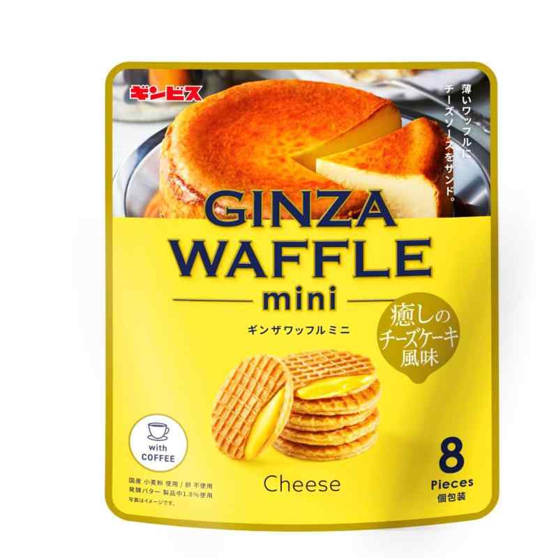 ギンビス ギンザワッフルミニ癒しのチーズケーキ風味 72g×12袋
