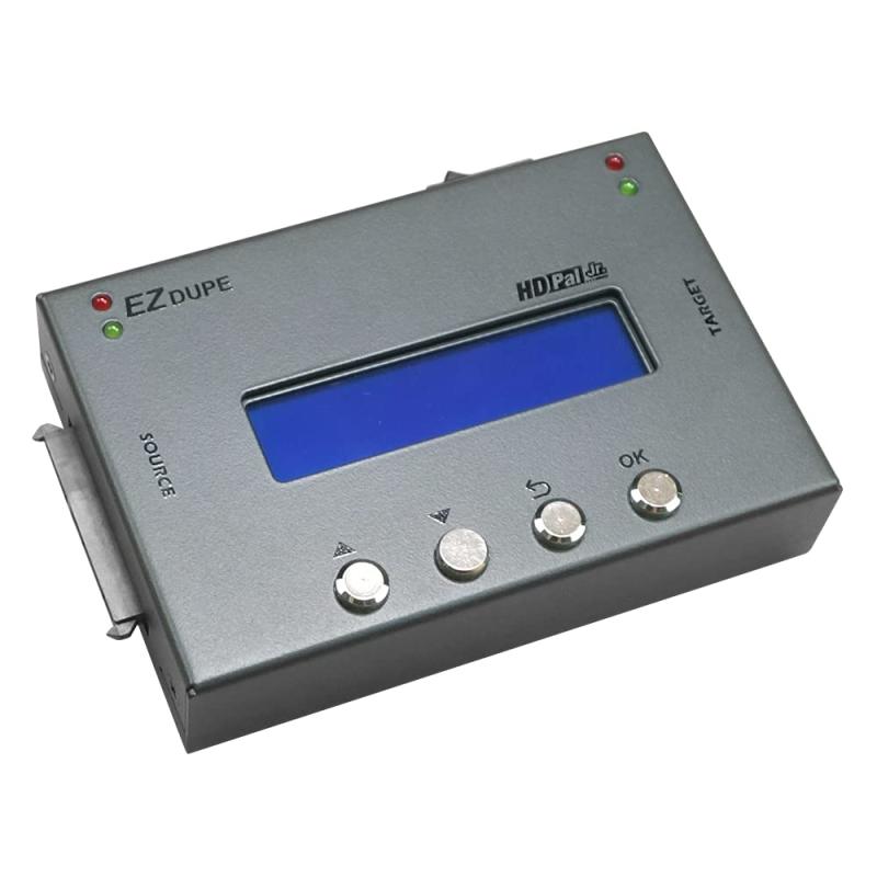 EZ DUPE HD Pal Jr.【正規品】1対1 HDD/SSD デュプリケーター|NIST 800-88準拠 スタンドアロン型・最大150MB/s高速コピー・イメージバックアップ・DoD消去・簡単操作対応 エラースキップ|ブリルビ