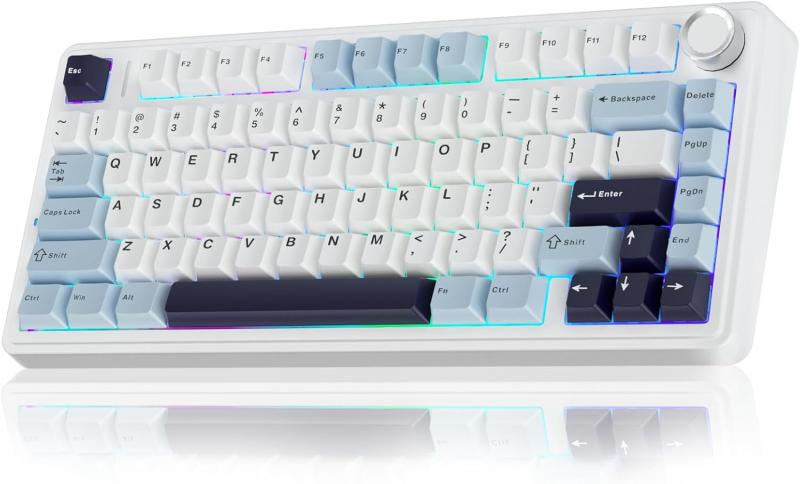 AULA F75 ラピッドトリガー キーボード メカニカル ゲーミングキーボード ワイヤレス 75% キーボード Bluetooth PBTキーキャップ・ホットスワップ｜ブリルビ