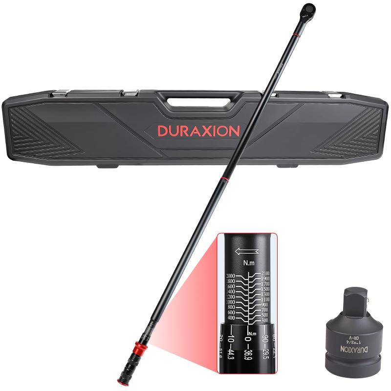 DURAXION トルクレンチセット3点組レッド高精度プレセット型｜ブリルビ