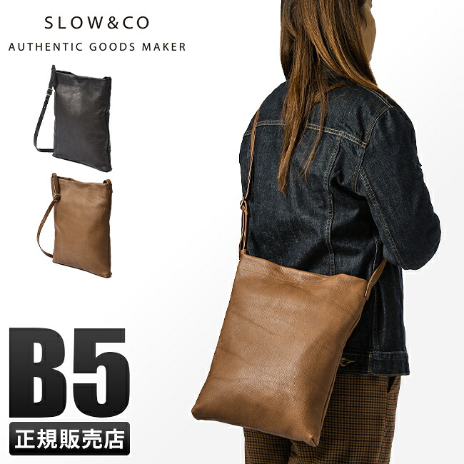【5H限定豪華プレゼント 7/21 19時～】SLOW スロウ ショルダーバッグ メンズ レディース ブランド レザー 本革 日本製 斜めがけ フィノ fino 300S169K【在庫限り】｜マスターピース正規取扱店 BUGS
