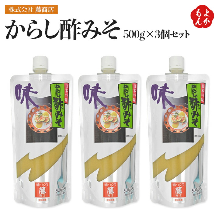 からし酢みそ株式会社 藤商店 九州 福岡 お取り寄せ 福岡県よかもんショップ 【返品?交換対象商品】