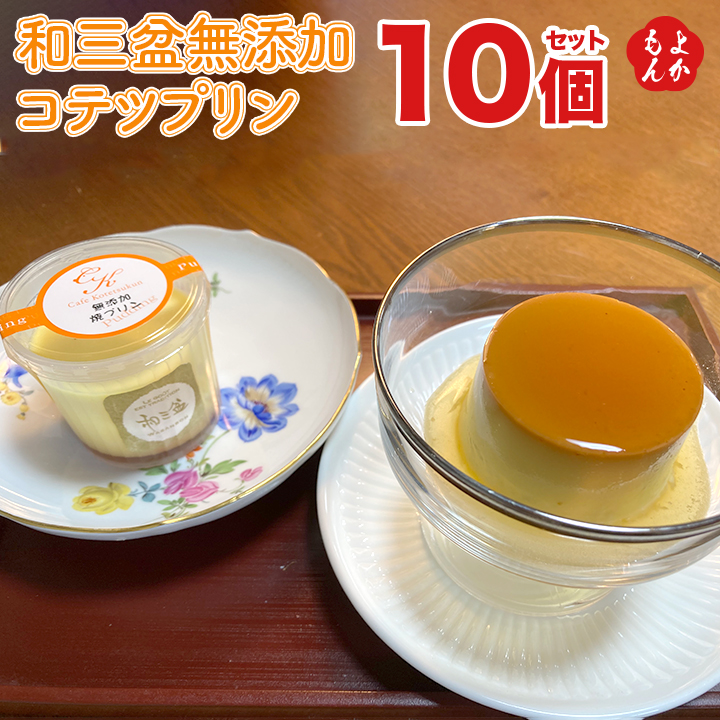 予約販売 本 和三盆無添加コテツプリン1０個セットカフェコテツクン 九州 福岡