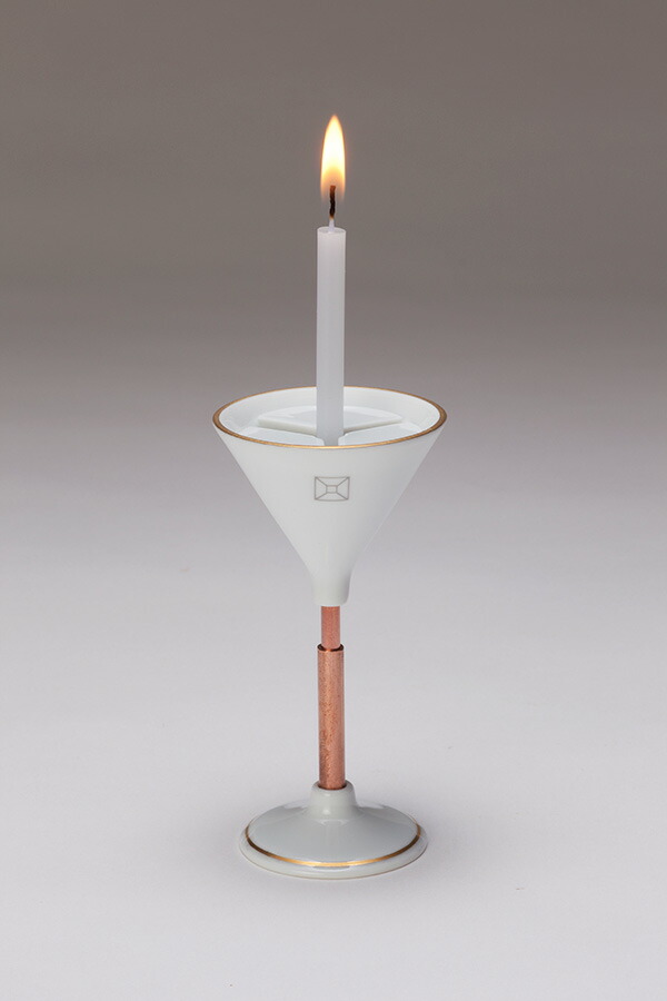 有田焼　燭台　蝋燭立て　2本セット キャンドルスタンド 有田焼 燭台 白磁 波佐間工房 ギフト対応 ろうそく立て