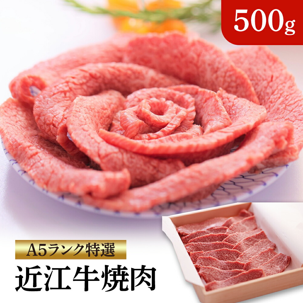 A5ランク特選近江牛 焼肉500g（冷凍） 7,600円